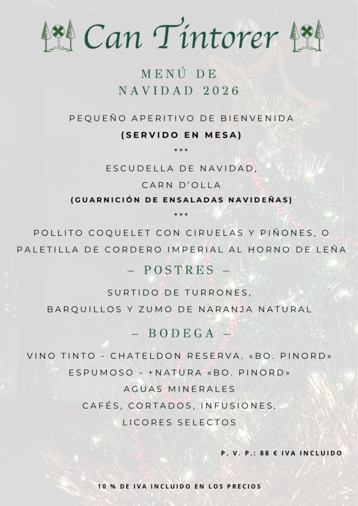 Menu de Navidad · página 1